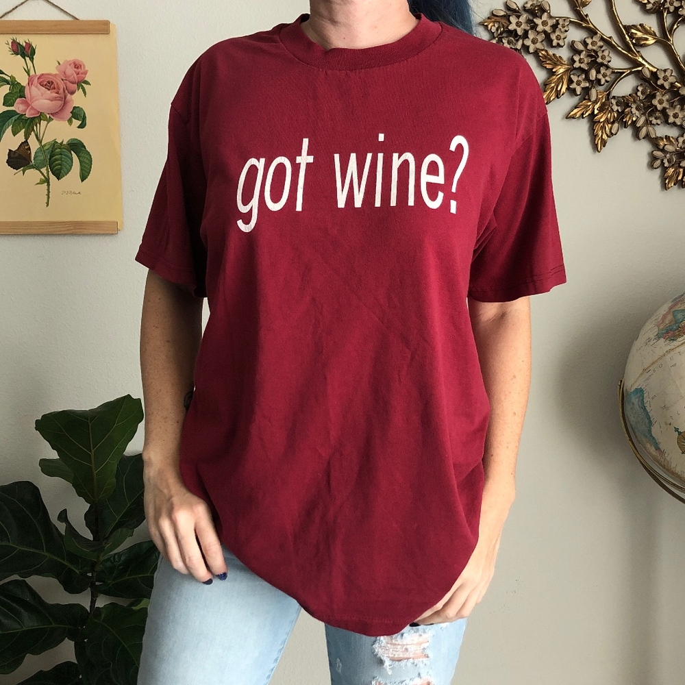Vintage Got Wine? Graphic Tee - Picture 2 of 8